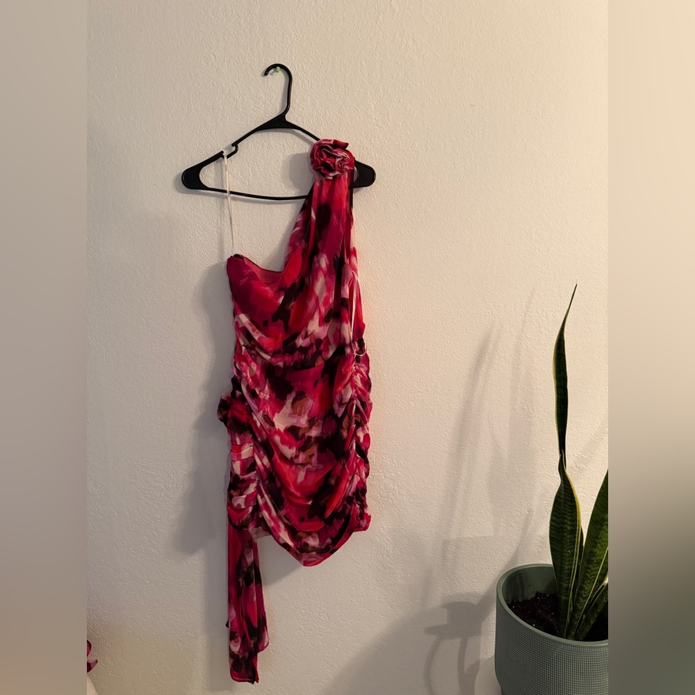 Forever 21 Pink and Black Dress